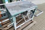 Elektrisk bordsag med rullebord