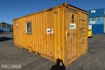 1984 Verksted container 20 fot isolert med innhold ( 01 )