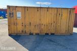 1984 Verksted container 20 fot isolert med innhold ( 01 )