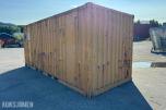 1984 Verksted container 20 fot isolert med innhold ( 01 )