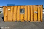 1984 Verksted container 20 fot isolert med innhold ( 01 )