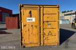 1984 Verksted container 20 fot isolert med innhold ( 01 )