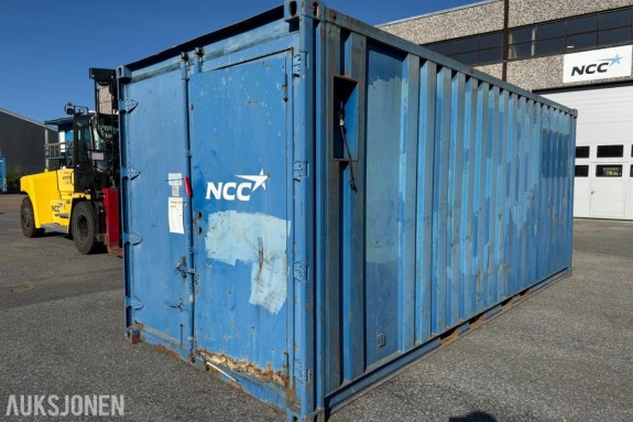 Lager container 20 fot isolert med kompressor og reoler ( 05 )