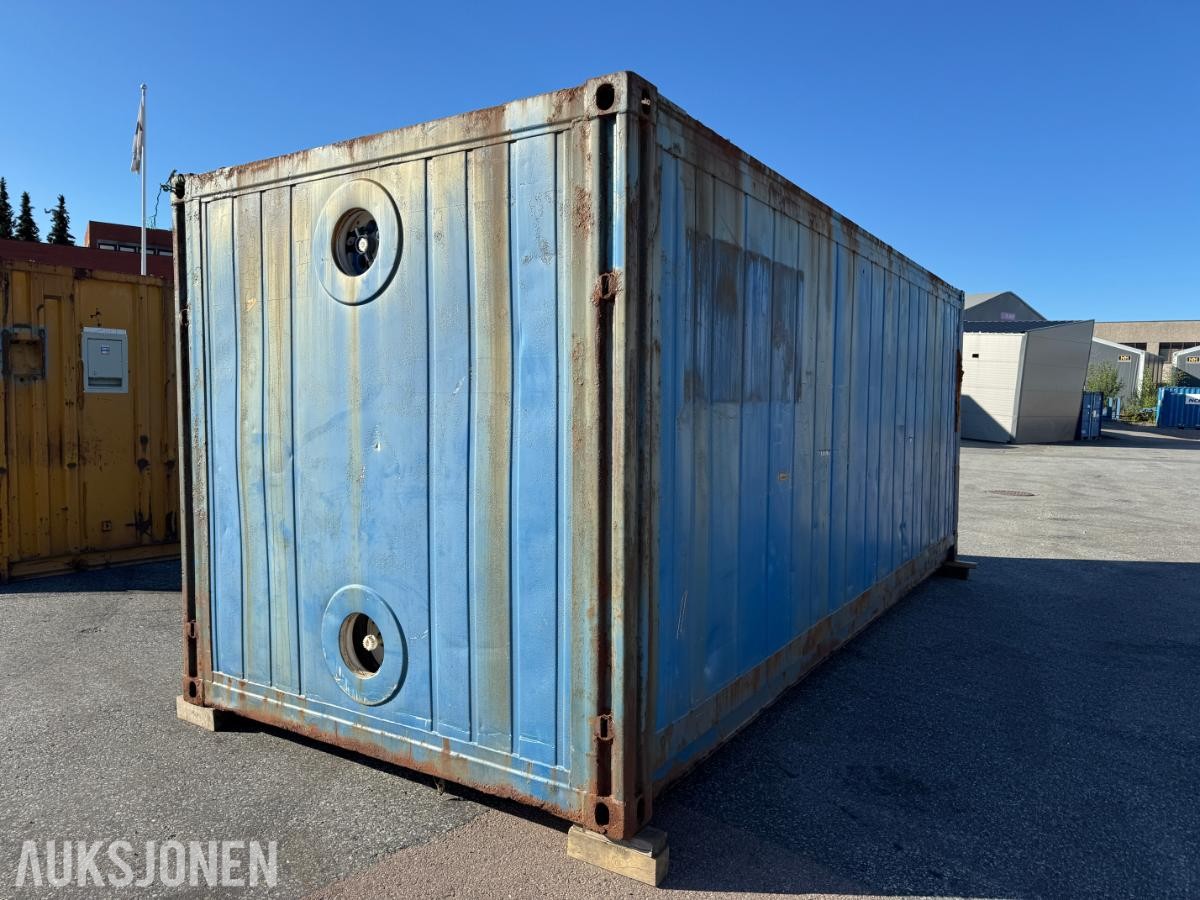 Lager container 20 fot isolert med reoler / skap ( 02 )