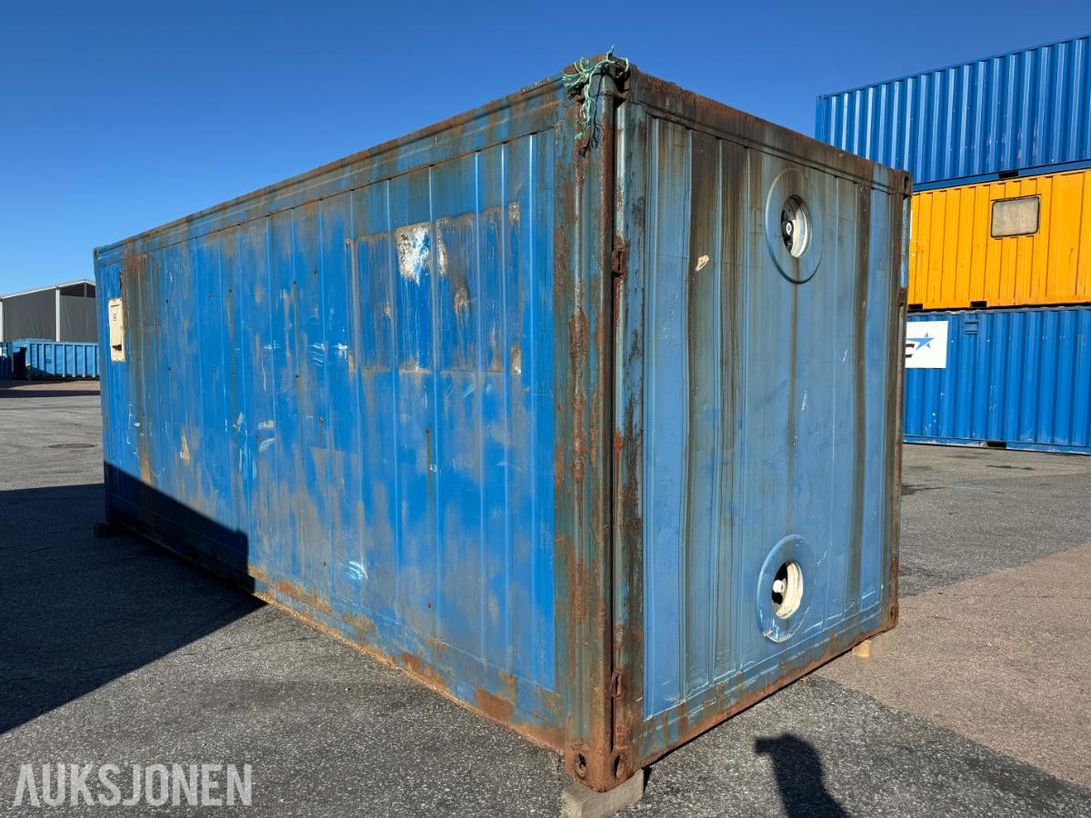 Lager container 20 fot isolert med reoler / skap ( 02 )