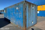 Lager container 20 fot isolert med reoler / skap ( 02 )