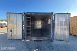 Lager container 20 fot isolert med reoler / skap ( 02 )