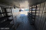 Lager container 20 fot isolert med reoler / skap ( 02 )