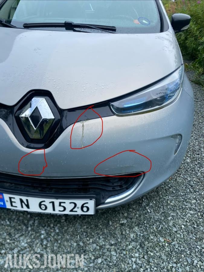2016 Renault Zoe Ryggekamera, Setevarmer S+V dekk EU ok til 06.2026