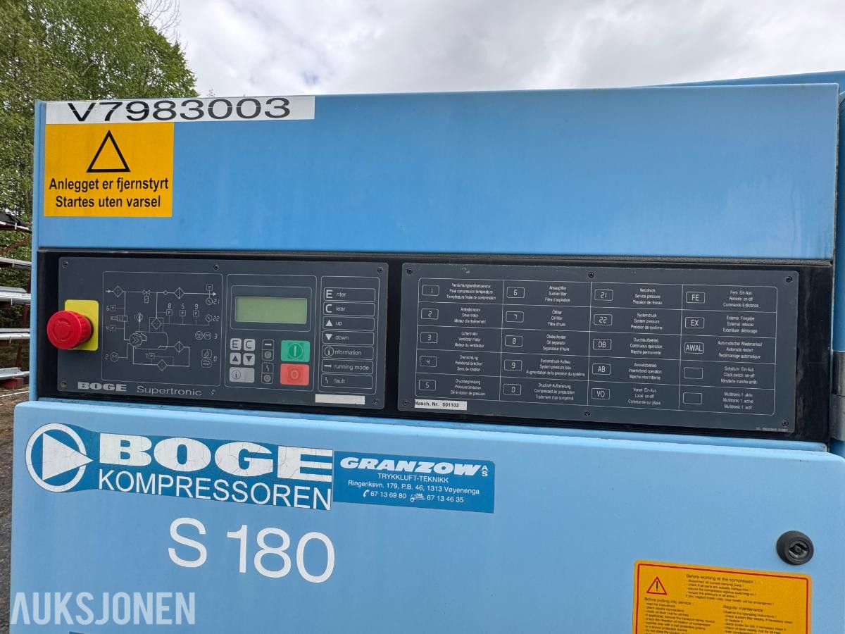 2004 Boge kompressoren S180