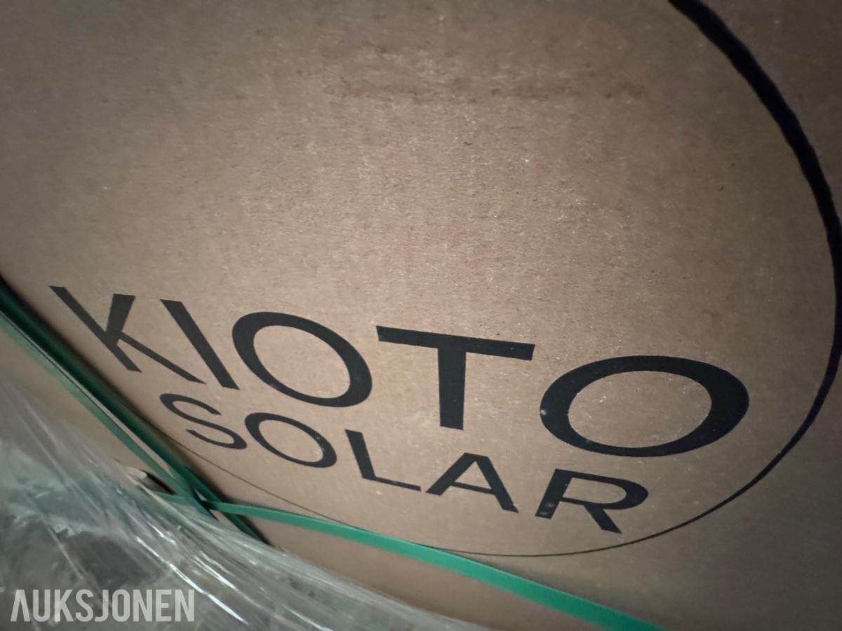 Kioto Solar solcellepaneler 31 stk med 1 stk inverter