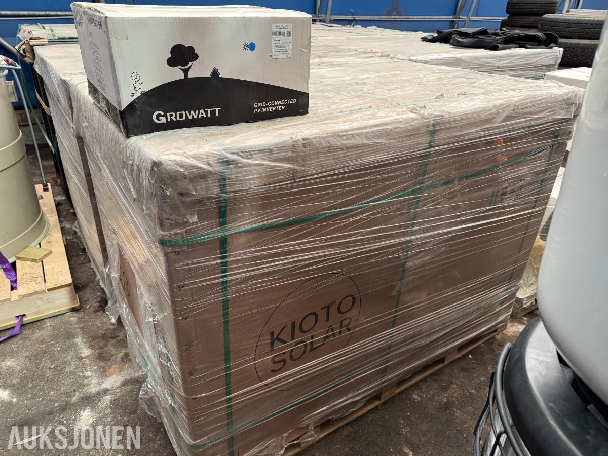 Kioto Solar solcellepaneler 31 stk med 1 stk inverter