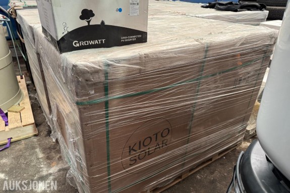 Kioto Solar solcellepaneler 31 stk med 1 stk inverter