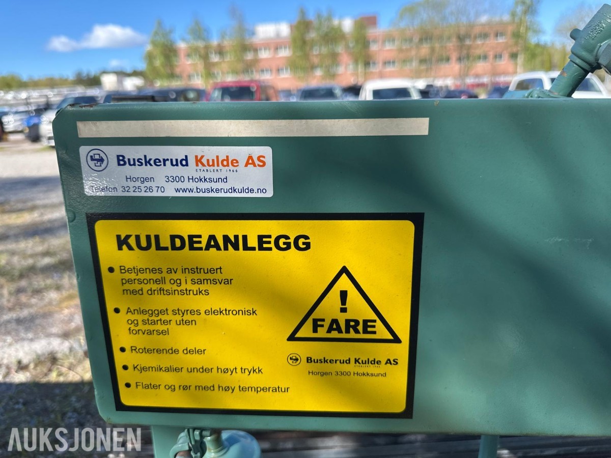 Kuldeanlegg / kjøleaggregat Bitzer 2007 – rep.objekt