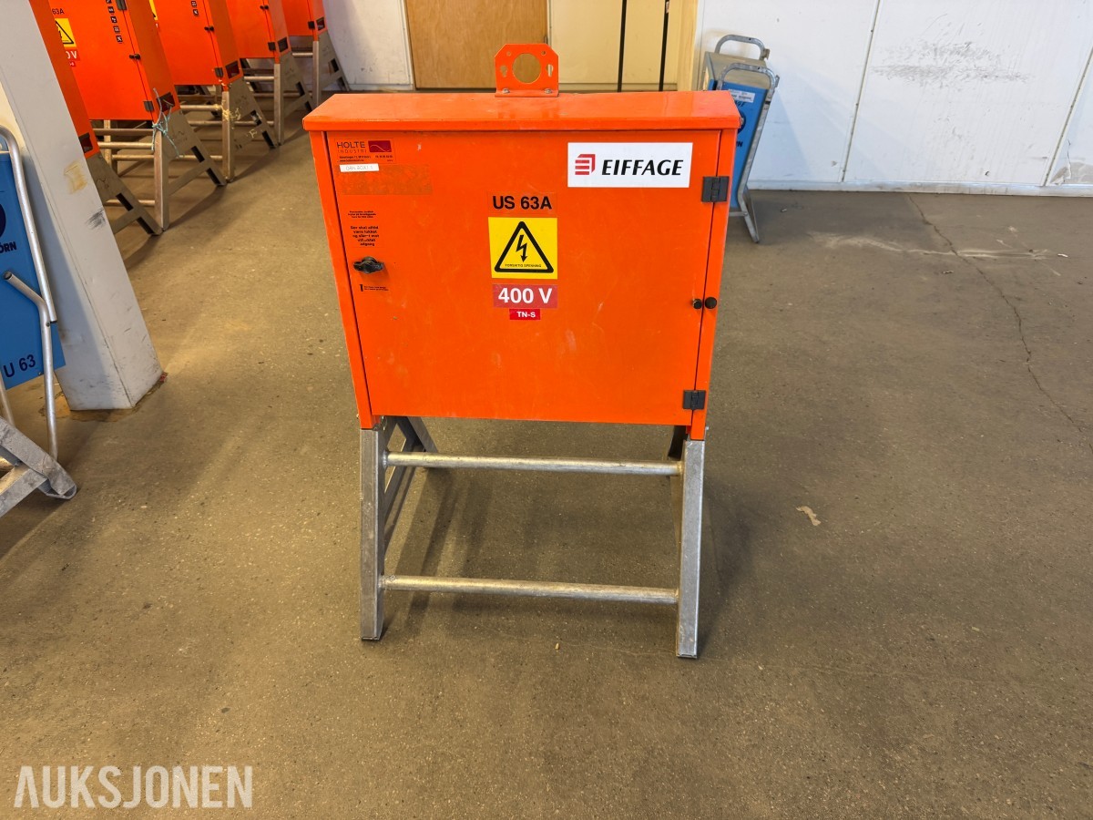 Holte Industri US 63A byggestrømsentral 400 V