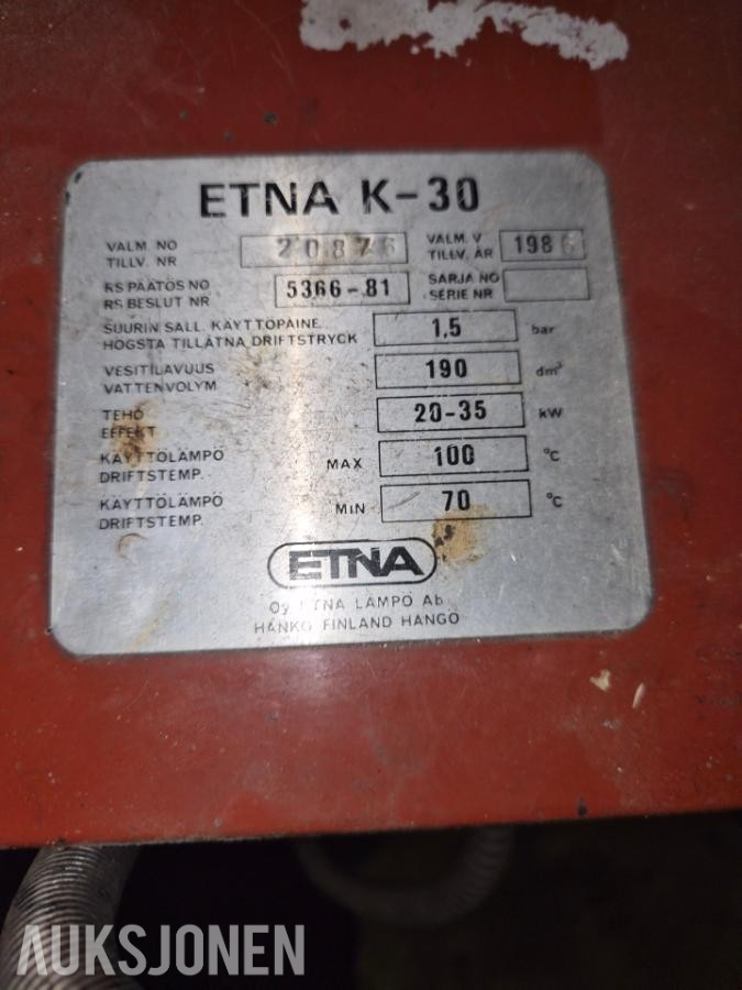 1986 Etna K-30 vedkjele