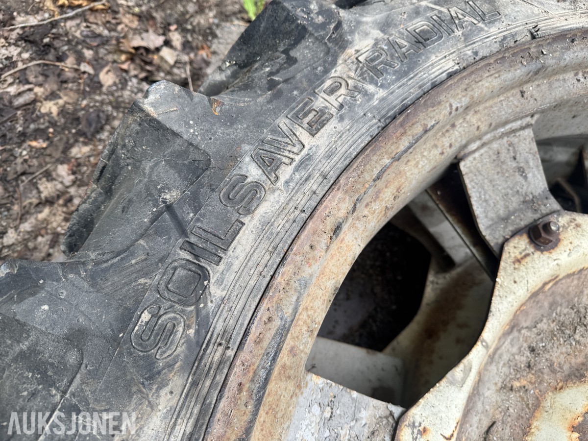2 stk traktorhjul 9.5R44 - Soilsaver Radial