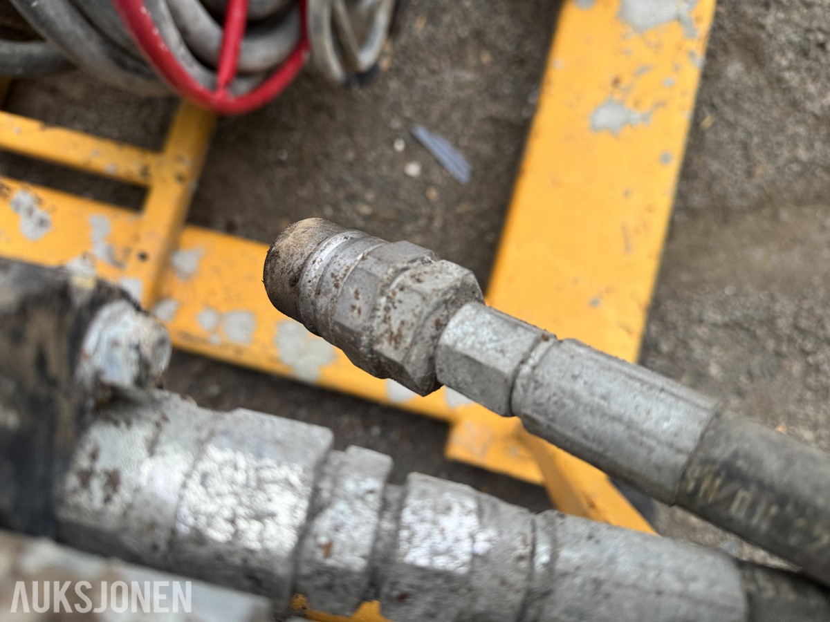 Hydraulisk slangetrommel til vann