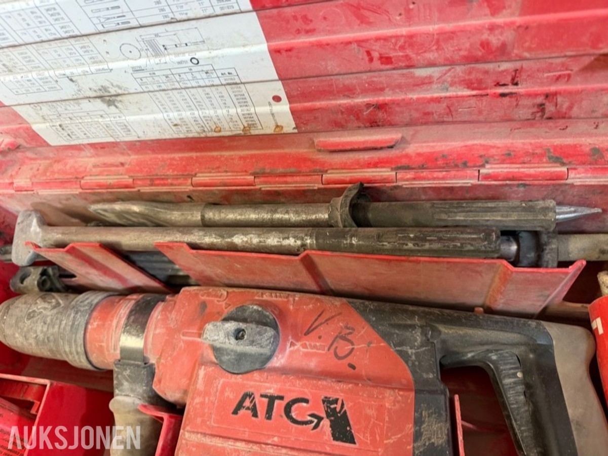 Hilti Vinkelsliper og betongborrmaskin