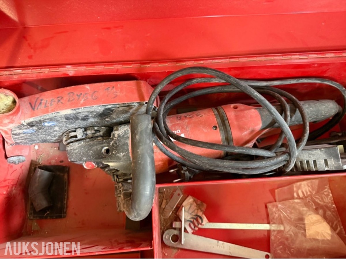 Hilti Vinkelsliper og betongborrmaskin