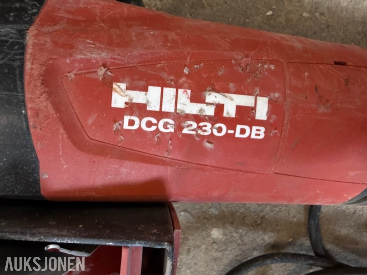 Hilti Vinkelsliper og betongborrmaskin