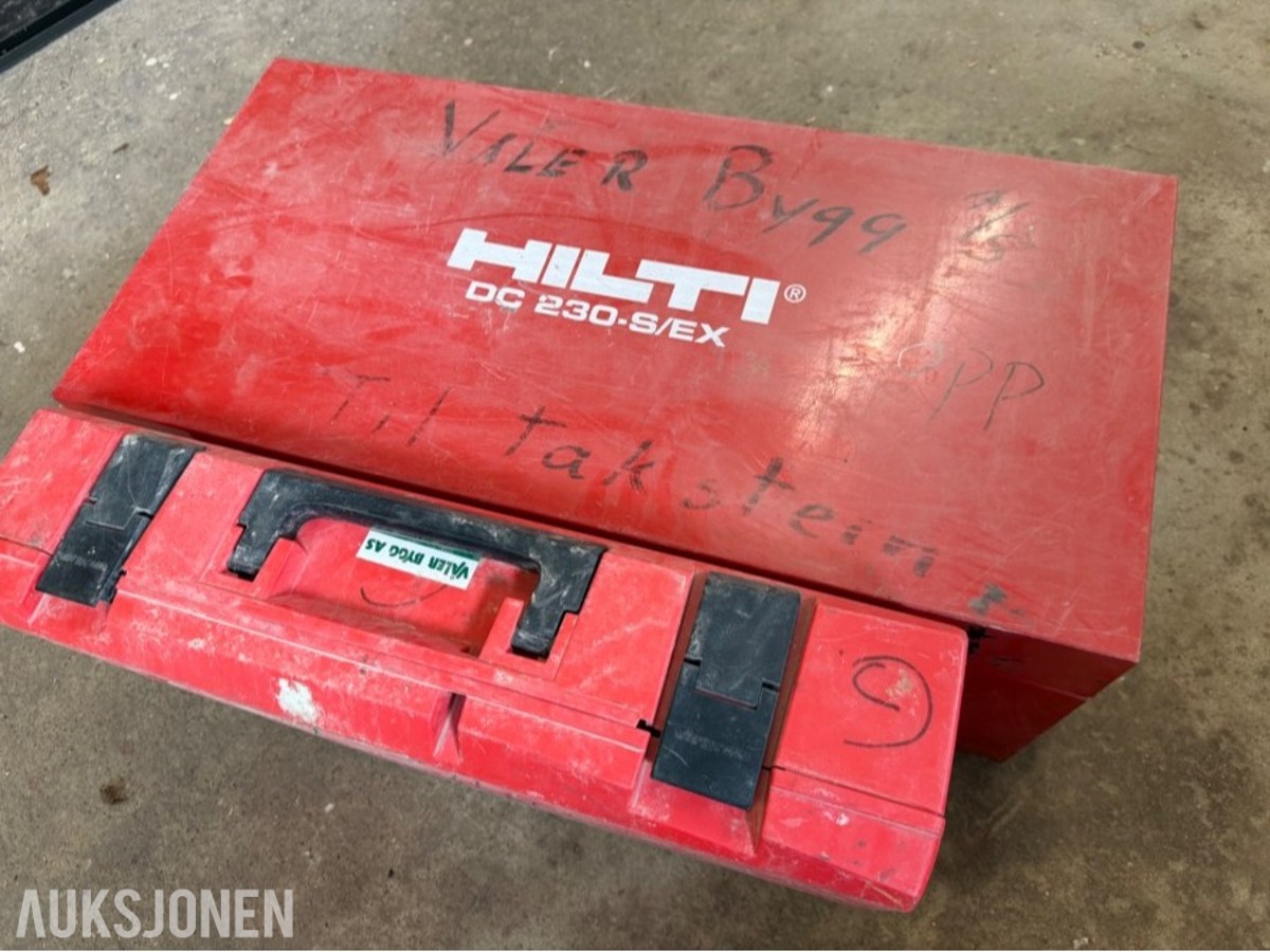 Hilti Vinkelsliper og betongborrmaskin