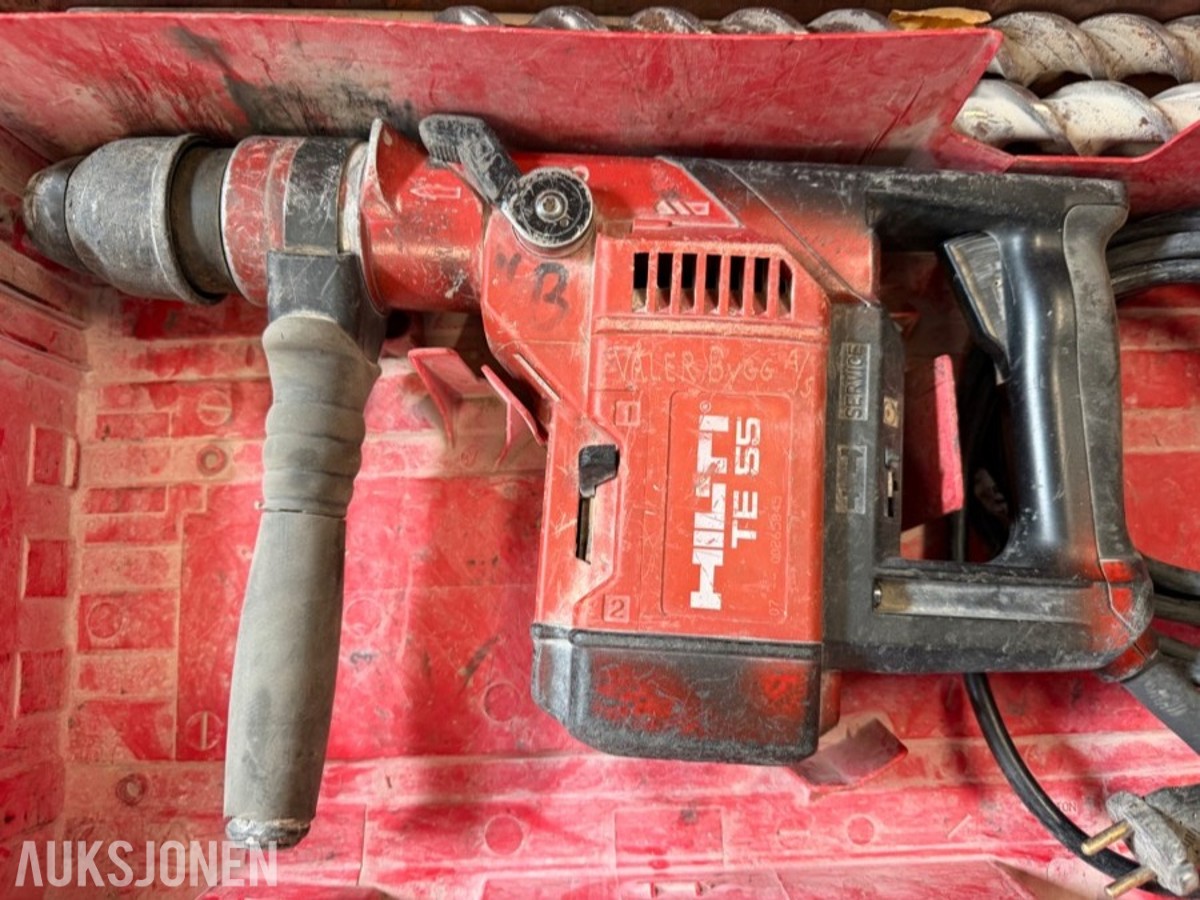 Hilti Vinkelsliper og Betongborrmaskin
