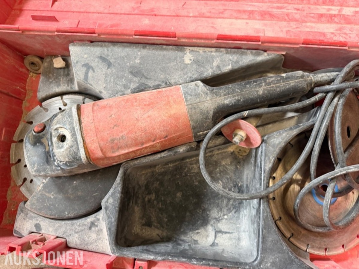 Hilti Vinkelsliper og Betongborrmaskin