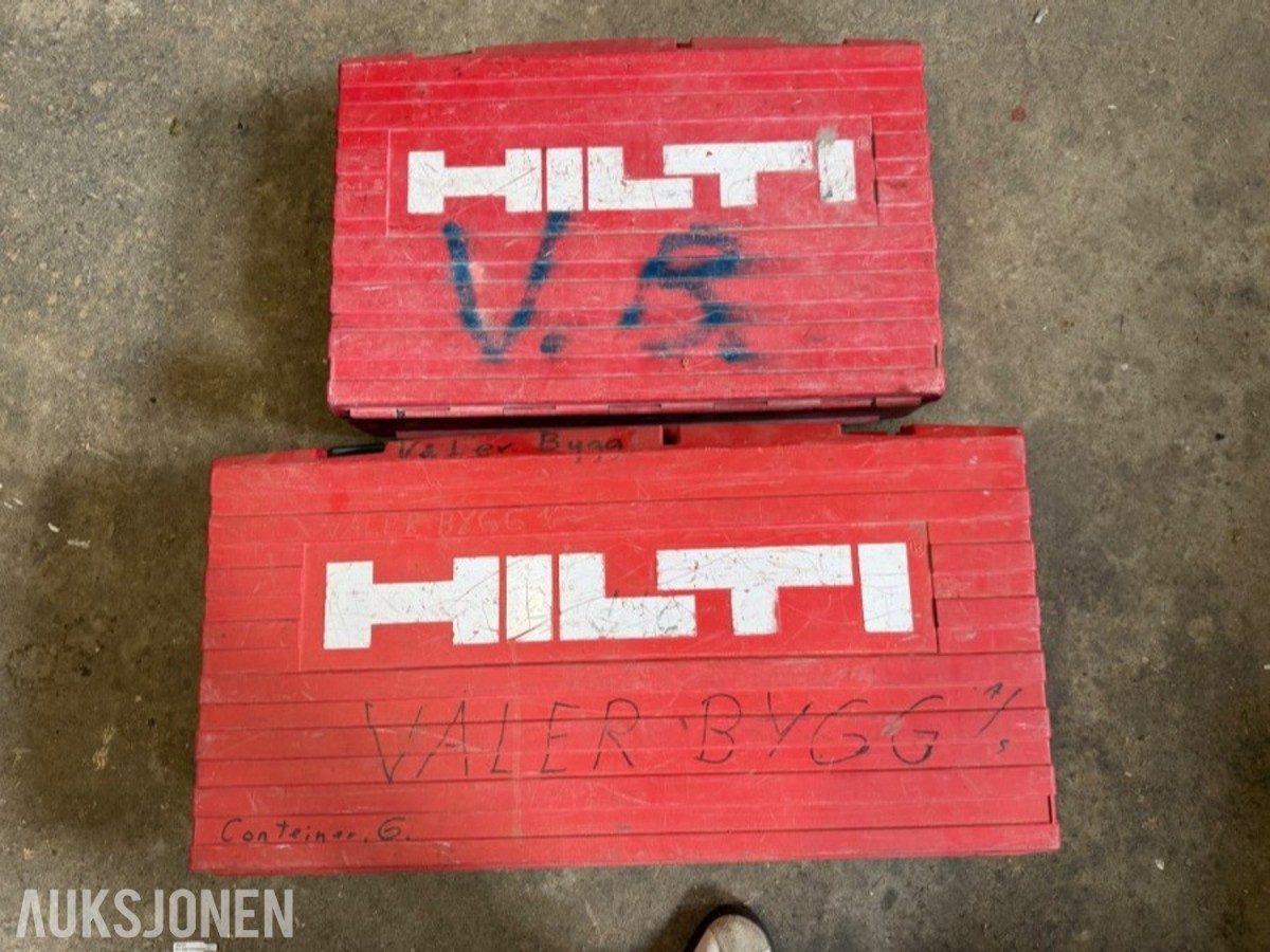 Hilti Vinkelsliper og Betongborrmaskin