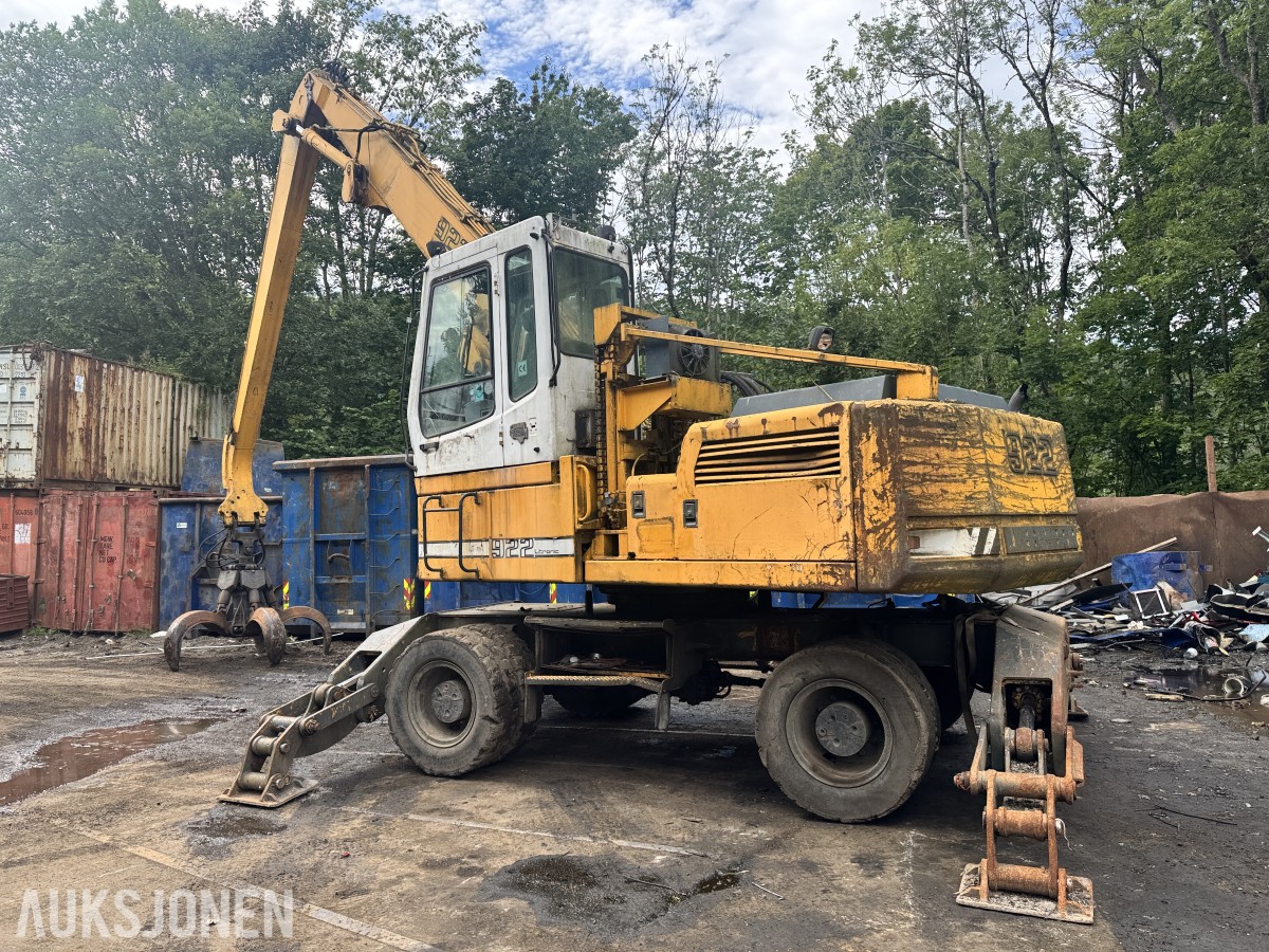 1996 Liebherr A922 Litronic hjulgraver materialhåndteringsmaskin