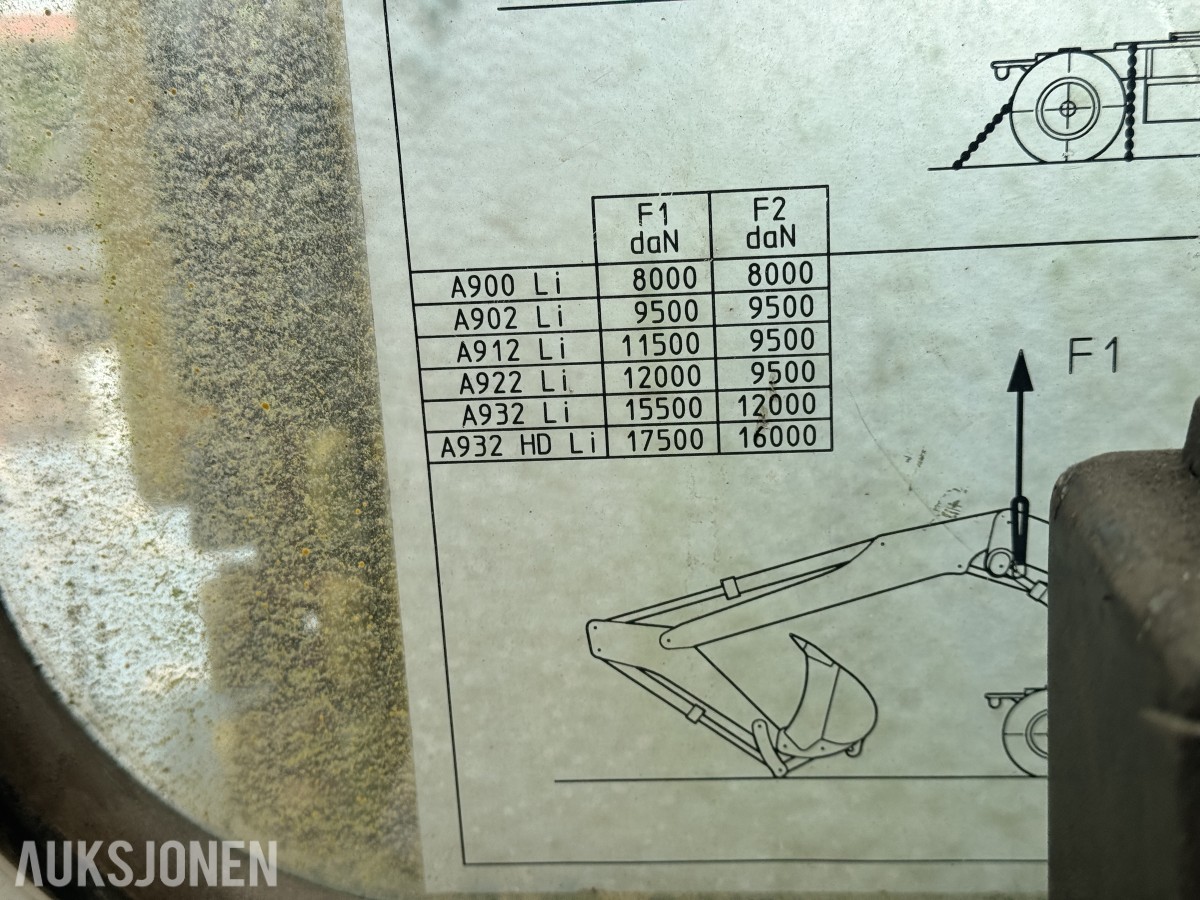 1996 Liebherr A922 Litronic hjulgraver materialhåndteringsmaskin
