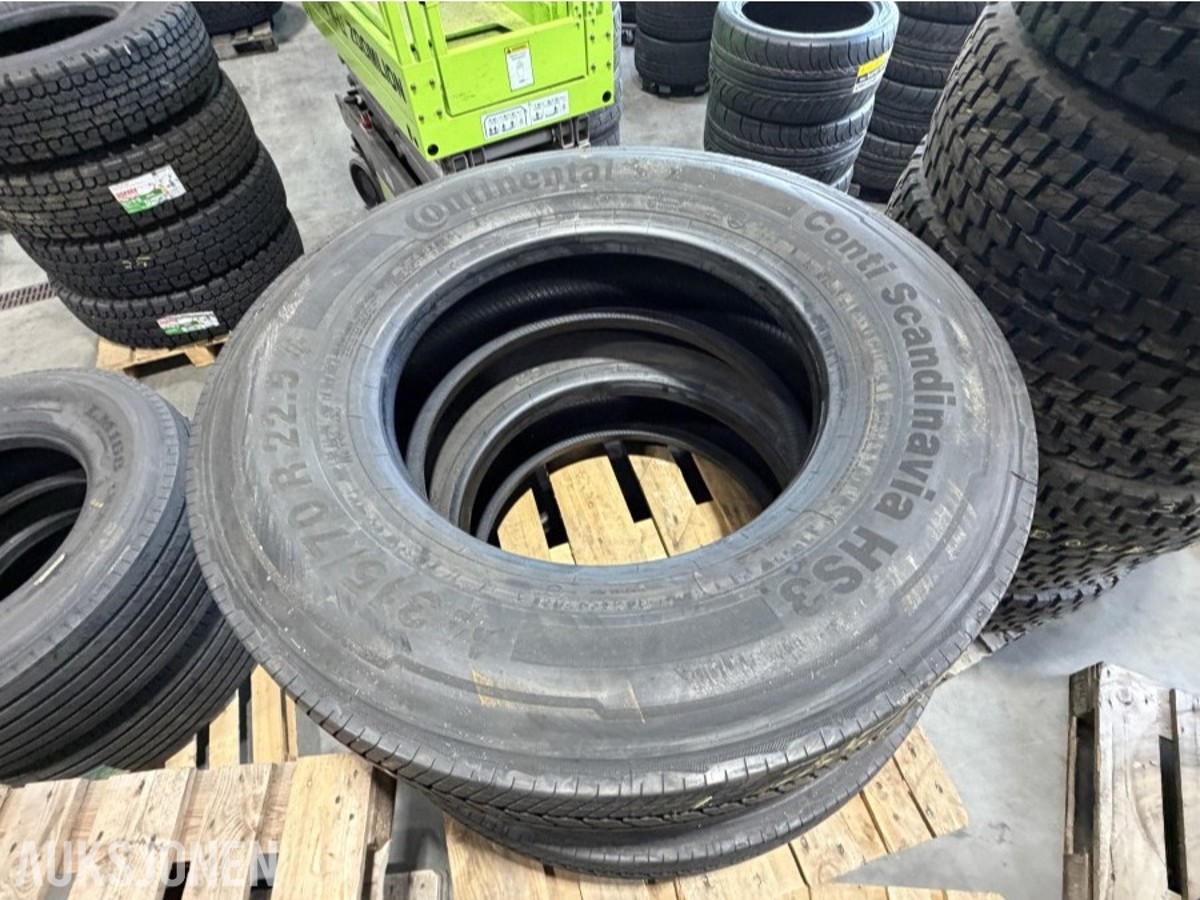 4 stk Continental Conti Scandinavia 315/70 R22.5 M+S