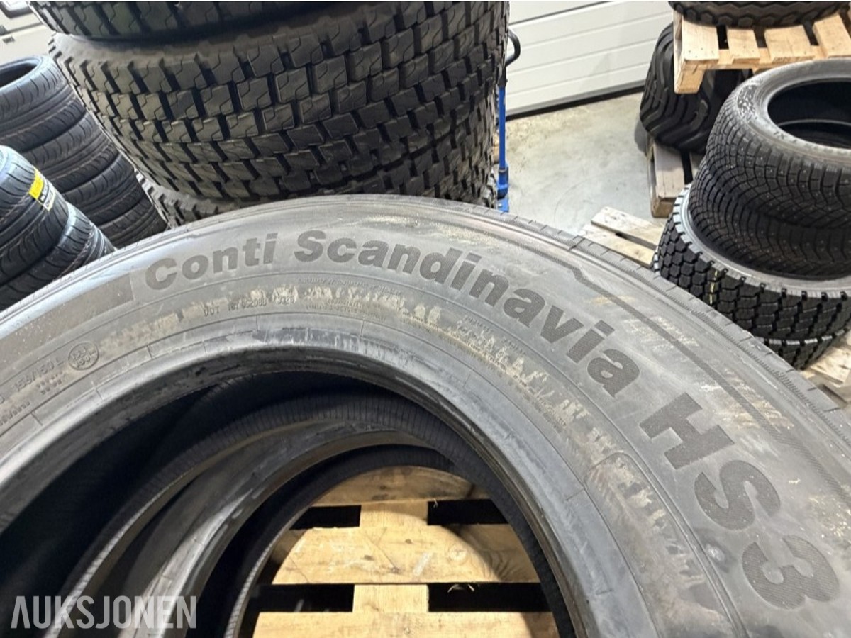 4 stk Continental Conti Scandinavia 315/70 R22.5 M+S