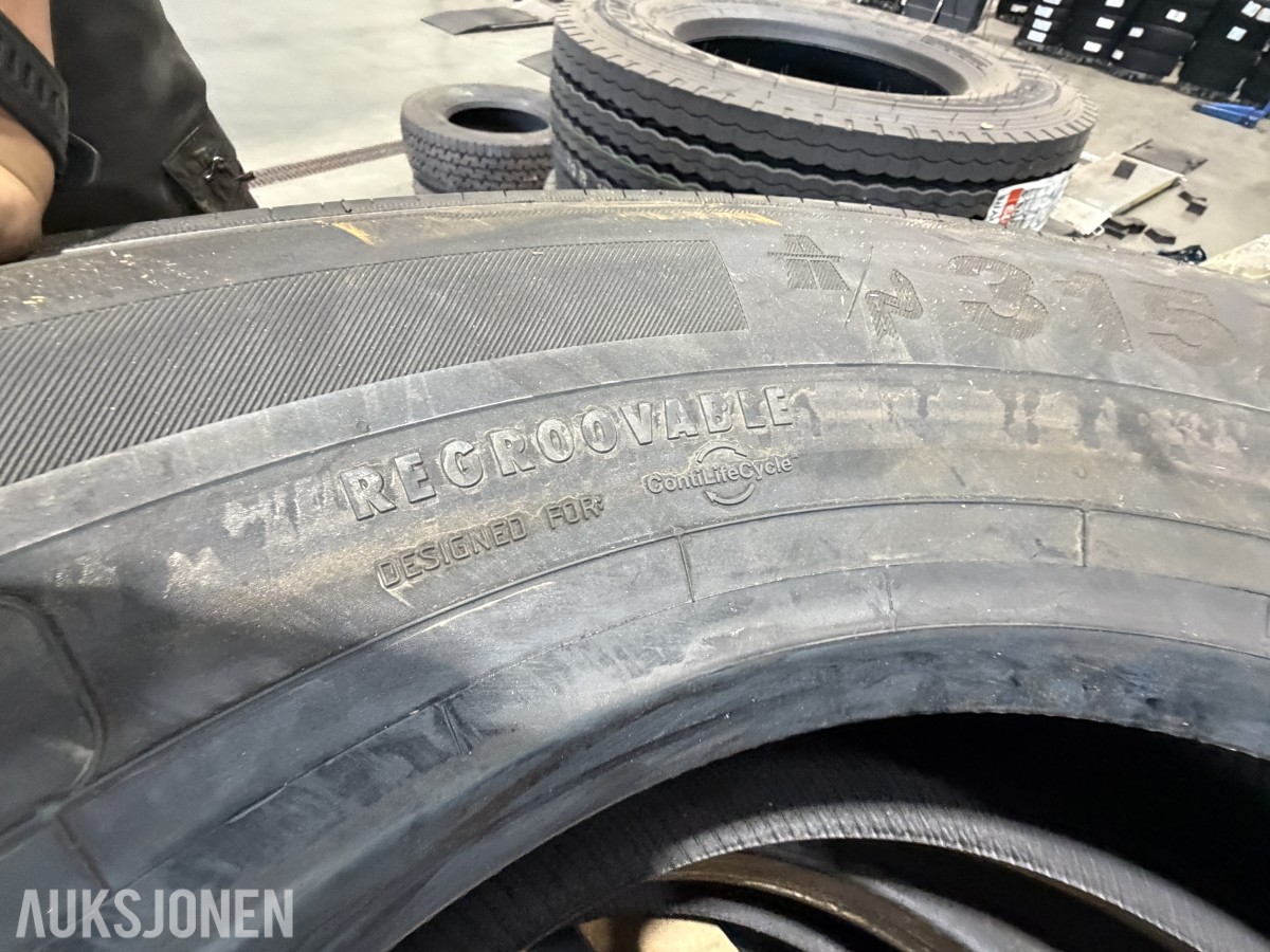 4 stk Continental Conti Scandinavia 315/70 R22.5 M+S