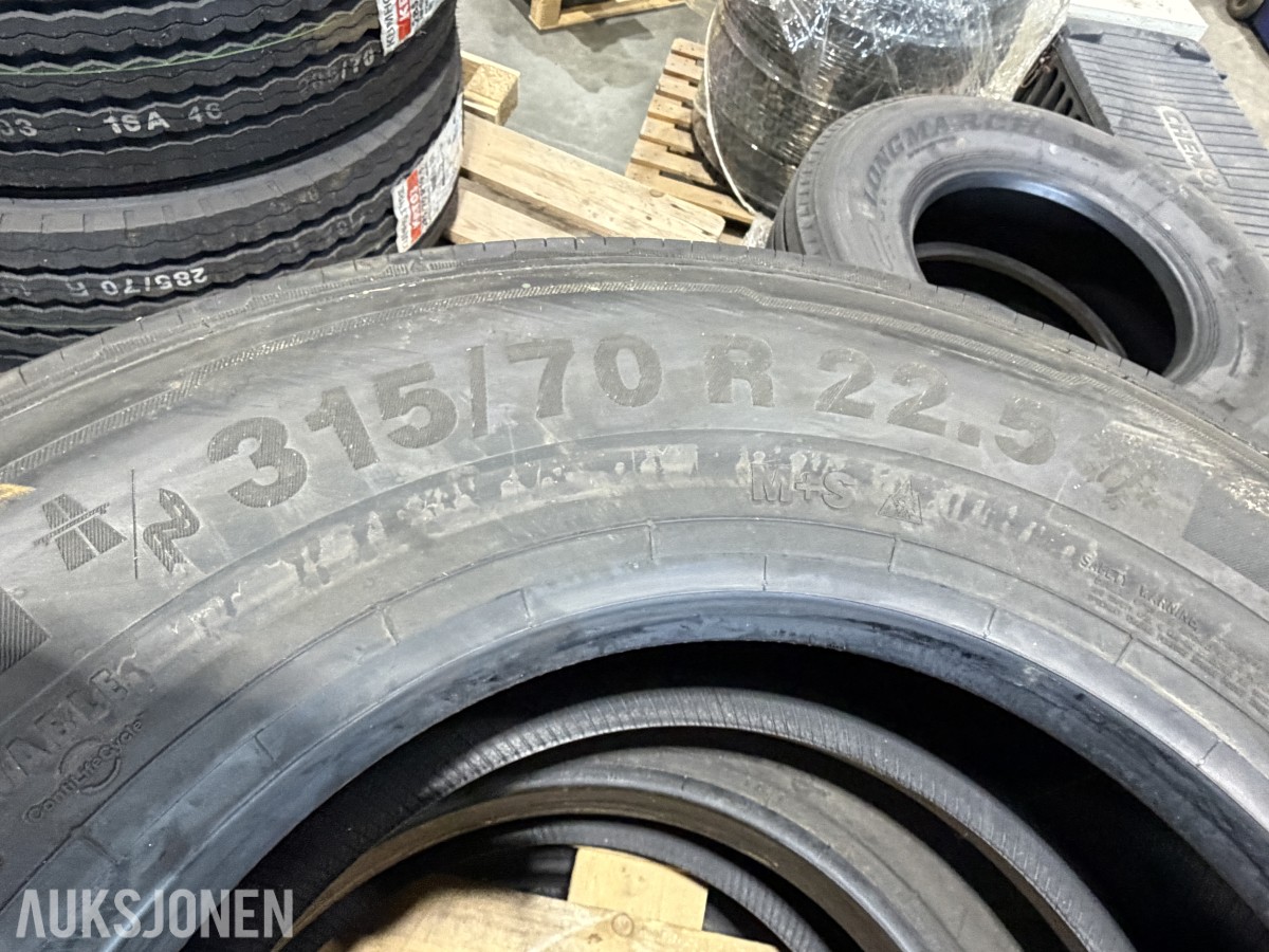 4 stk Continental Conti Scandinavia 315/70 R22.5 M+S