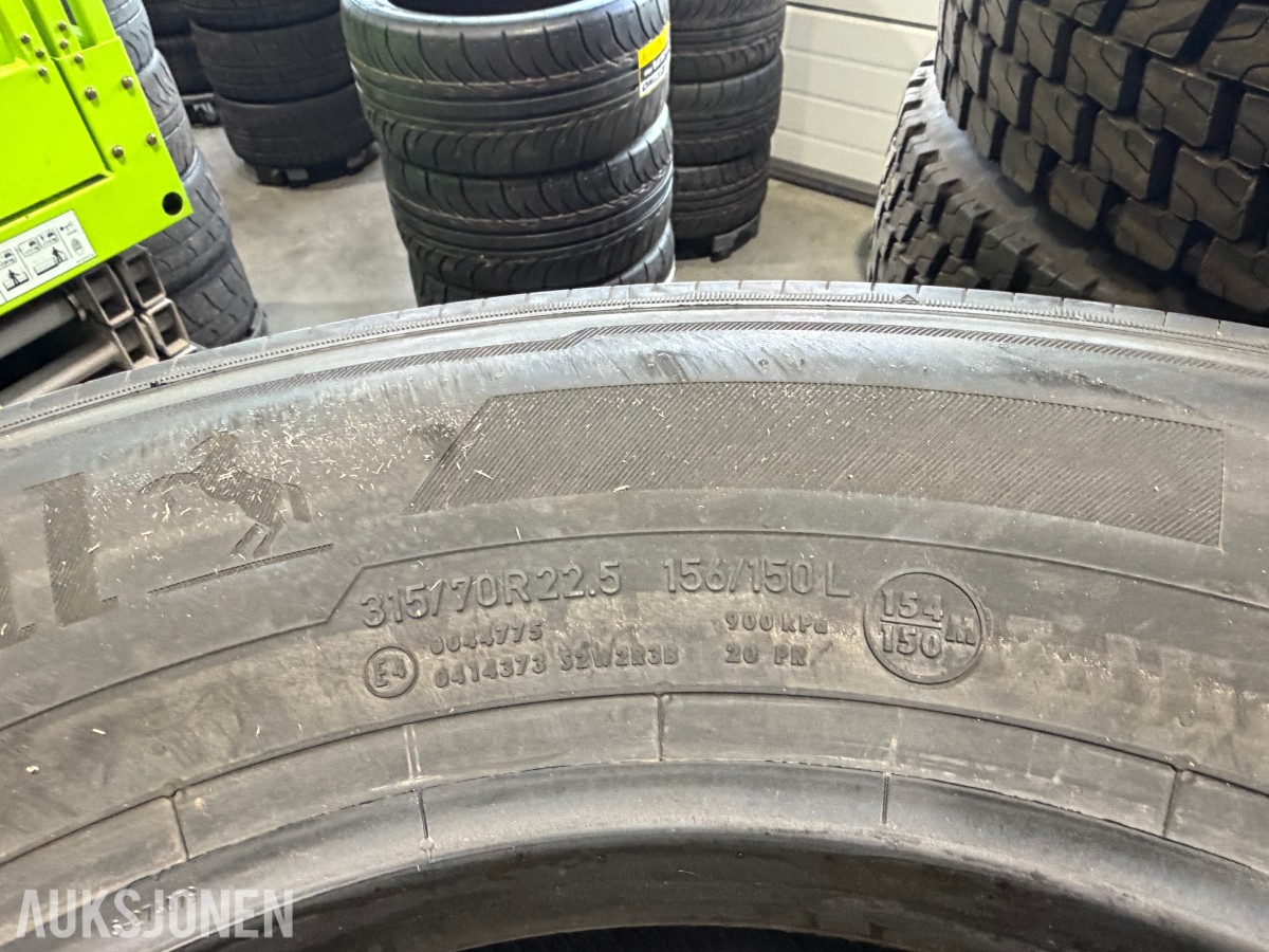 4 stk Continental Conti Scandinavia 315/70 R22.5 M+S