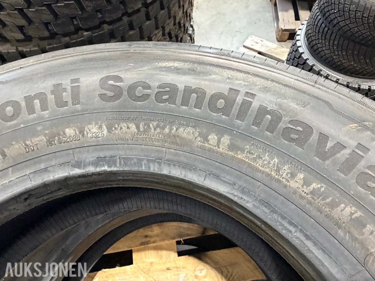 4 stk Continental Conti Scandinavia 315/70 R22.5 M+S