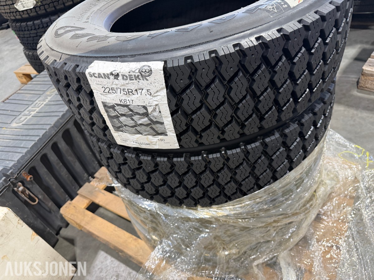 Scandekk K817 225/75R17.5 129/127M - 4 stk regummierte vinterdekk