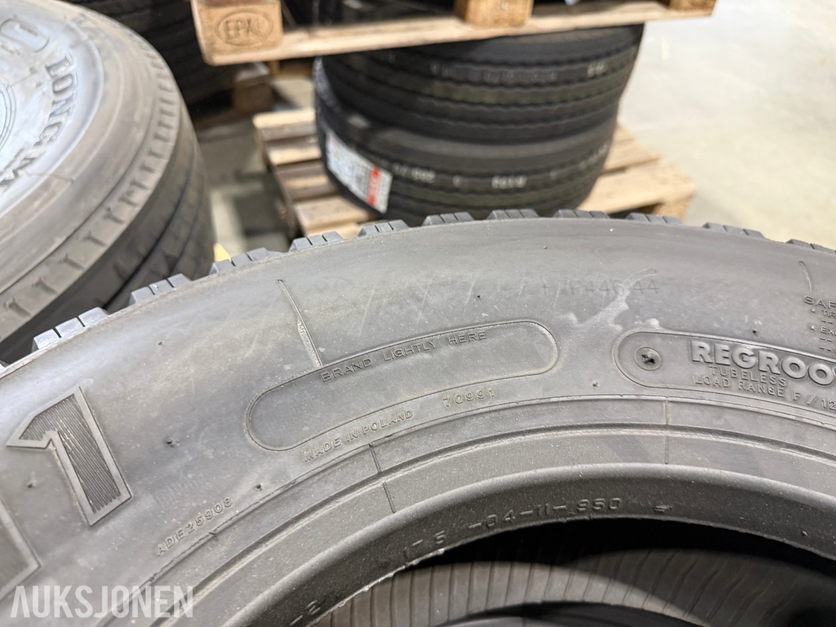 Scandekk K817 225/75R17.5 129/127M - 4 stk regummierte vinterdekk