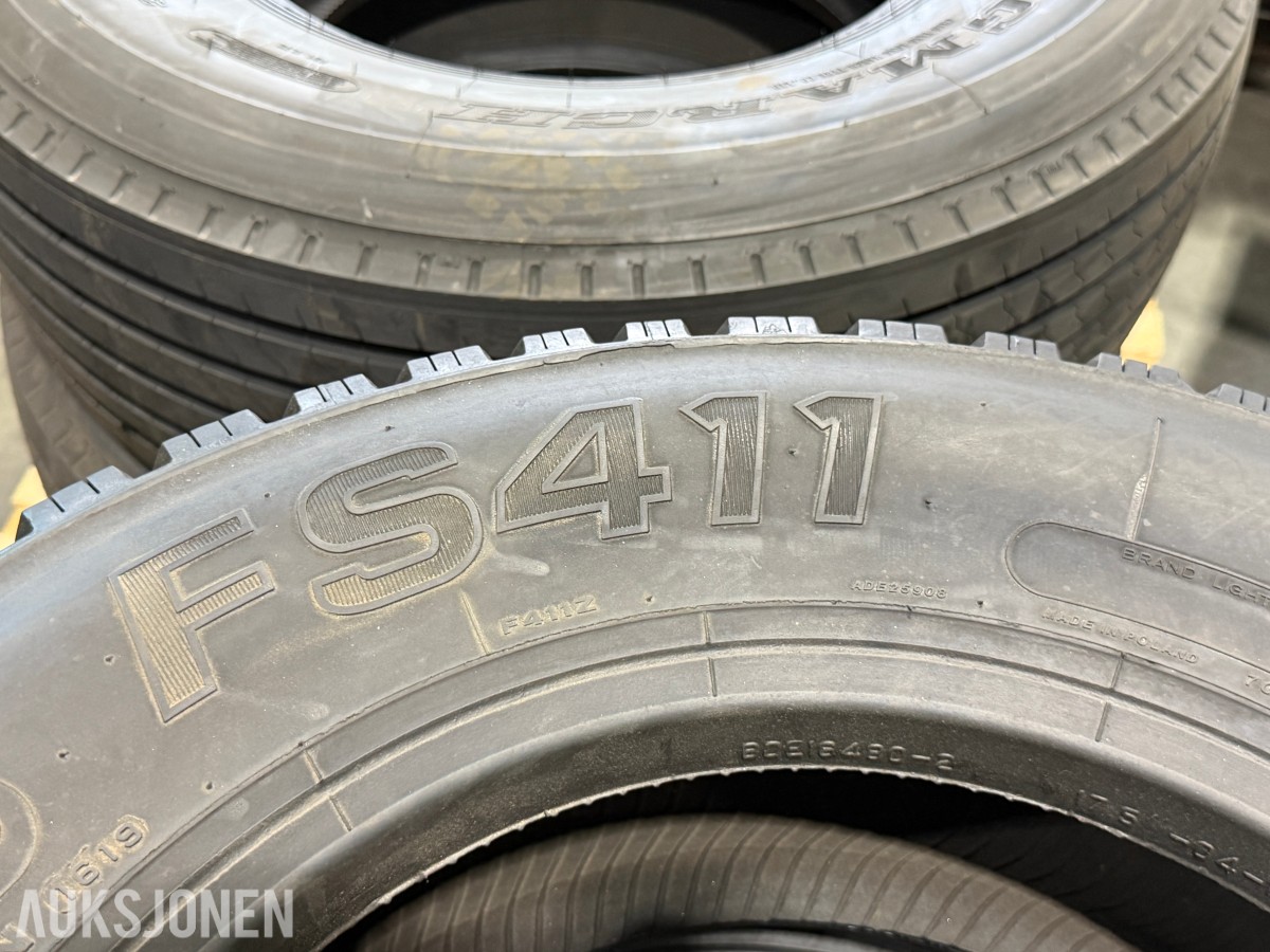 Scandekk K817 225/75R17.5 129/127M - 4 stk regummierte vinterdekk