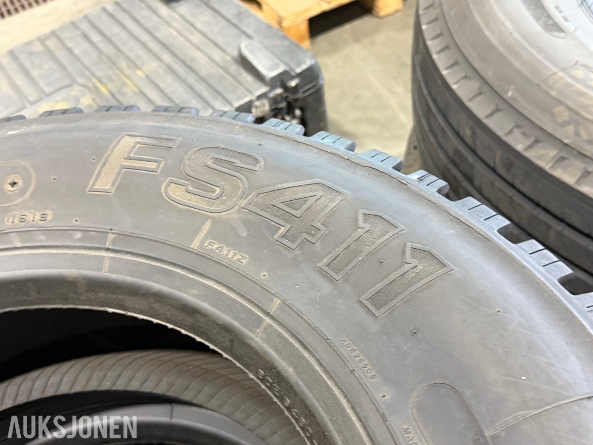 Scandekk K817 225/75R17.5 129/127M - 4 stk regummierte vinterdekk