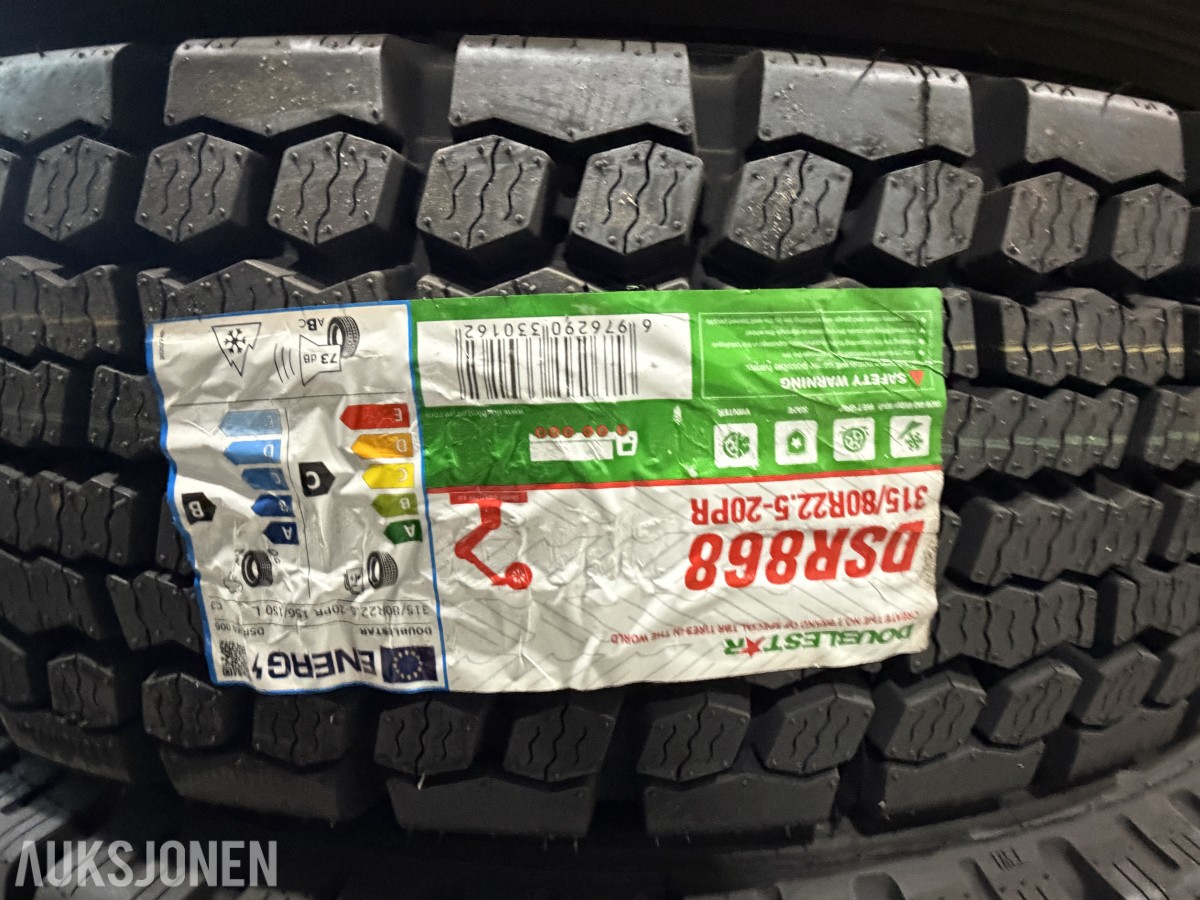 Doublestar DSR868 315/80R22.5 20PR 156/150L - 4 stk drivdekk