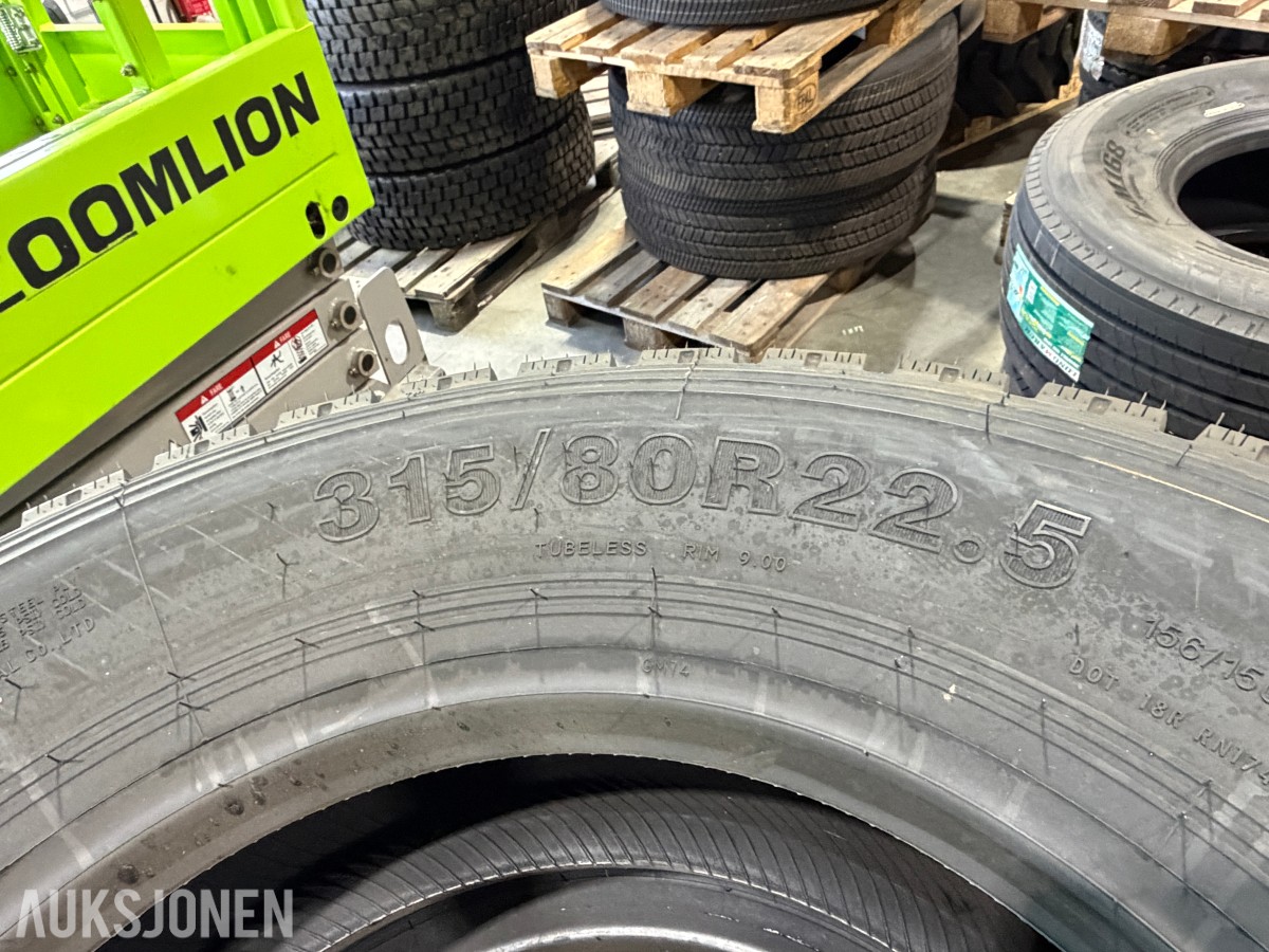 Doublestar DSR868 315/80R22.5 20PR 156/150L - 4 stk drivdekk