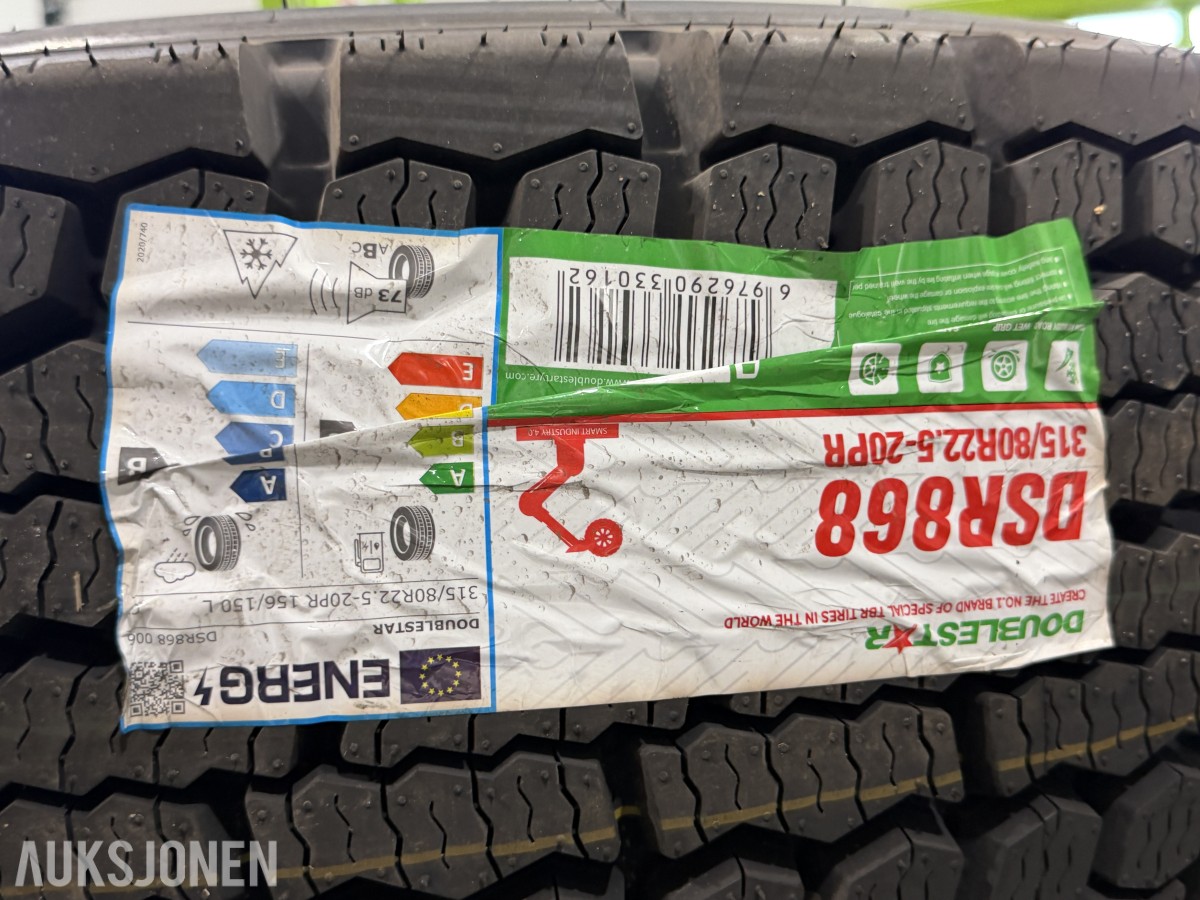 Doublestar DSR868 315/80R22.5 20PR 156/150L - 4 stk drivdekk