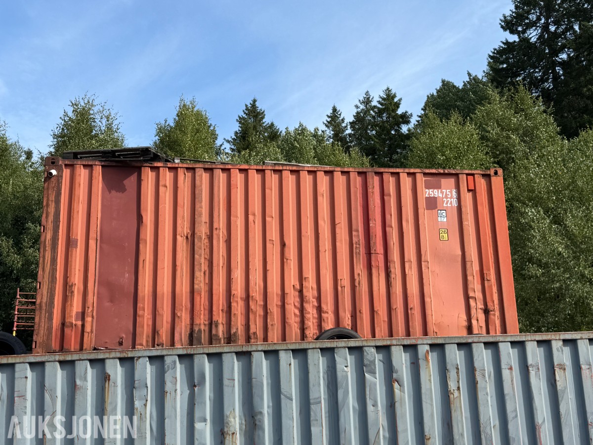 20-fots fraktcontainer / lagercontainer - 24.000 kg