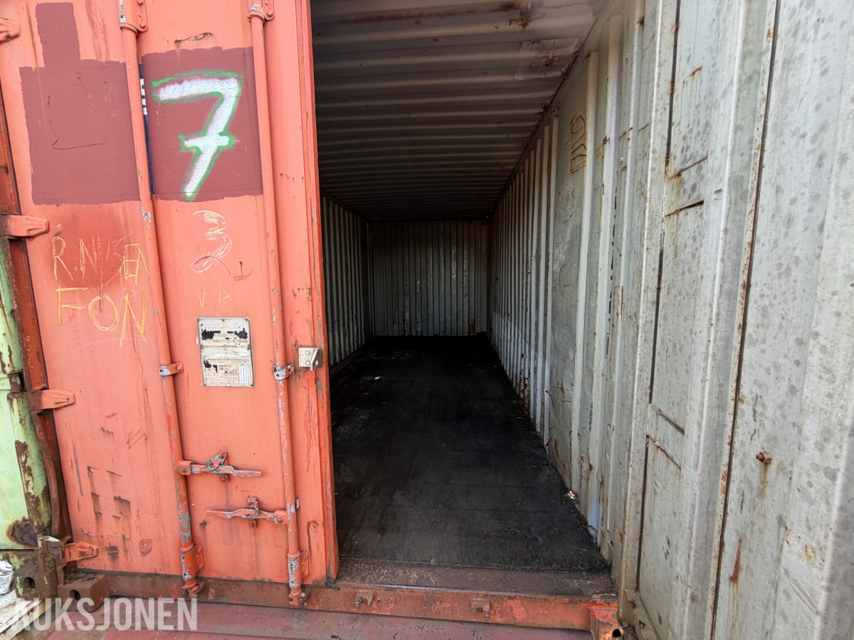 20-fots fraktcontainer / lagercontainer - 24.000 kg