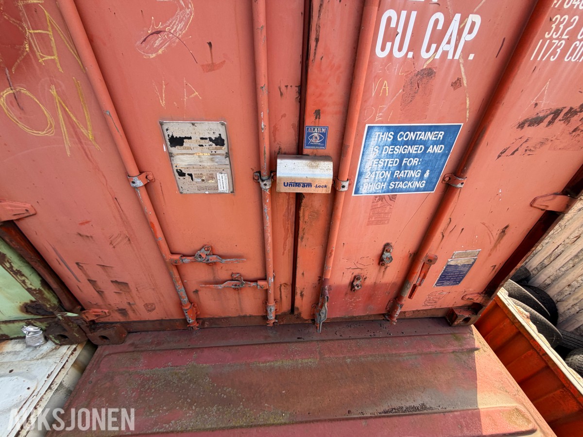 20-fots fraktcontainer / lagercontainer - 24.000 kg