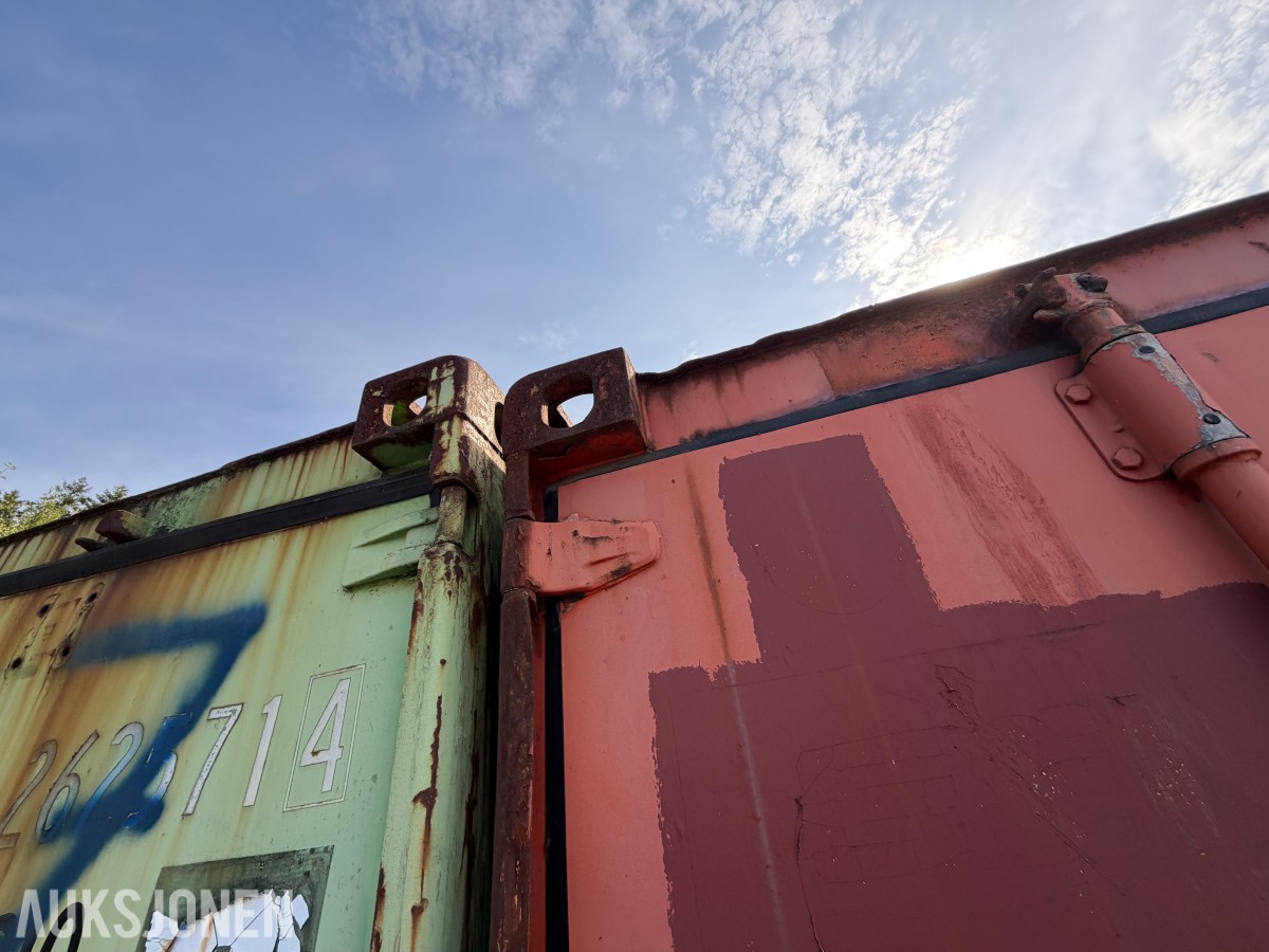20-fots fraktcontainer / lagercontainer - 24.000 kg