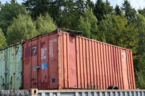 20-fots fraktcontainer / lagercontainer - 24.000 kg
