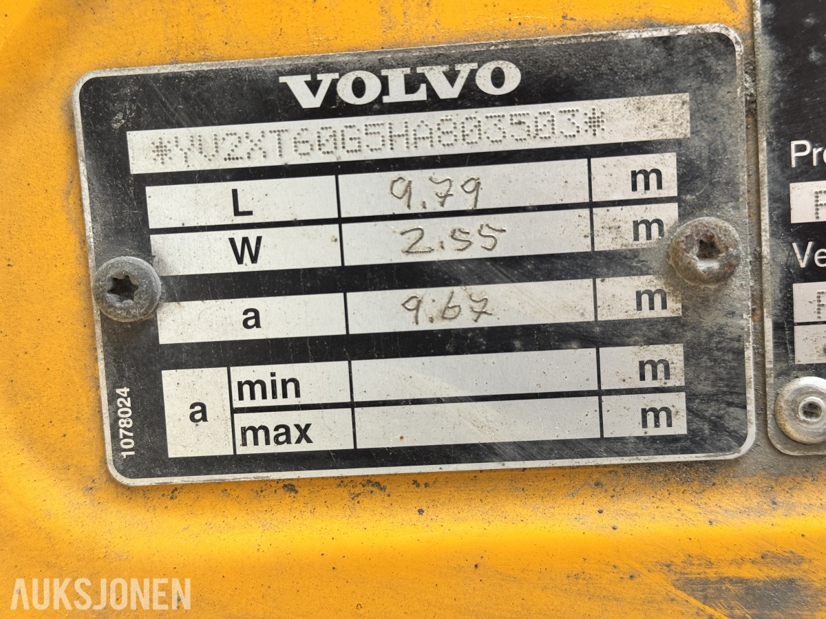 2017 Volvo FMX 540 8X4 - 163 133km
